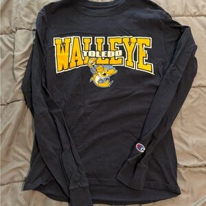 Champion Black Athletic Long Sleeve Shirt